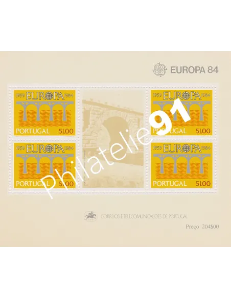 Portugal, Bloc n° 44, collection timbres Europe