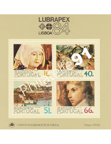 Portugal, Bloc n° 45, collection timbres Europe