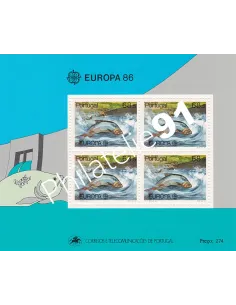Portugal, Bloc n° 51, collection timbres Europe