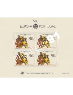 Portugal, Bloc n° 58, collection timbres Europe
