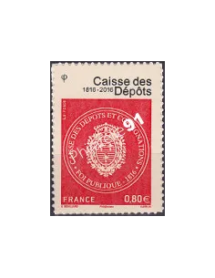 timbre issu du Bloc Caisse des dépôts,collection timbres France