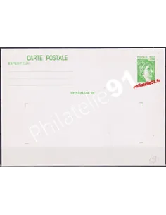 Entier Postal neuf ** - 1973-CP1.Type Sabine. Phosphore à droite.