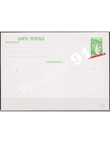 Entier Postal neuf ** - 1973-CP1.Type Sabine. Phosphore à droite.
