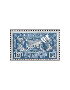 Timbre n° 245, Légion Américaine, collection timbres France