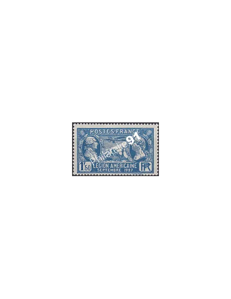 Timbre n° 245, Légion Américaine, collection timbres France