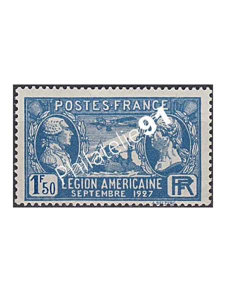 Timbre n° 245, Légion Américaine, collection timbres France