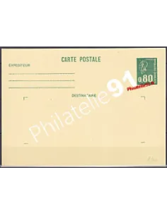 Entier Postal neuf ** - 1891-CP1.Type Bequet. Phosphore à droite.