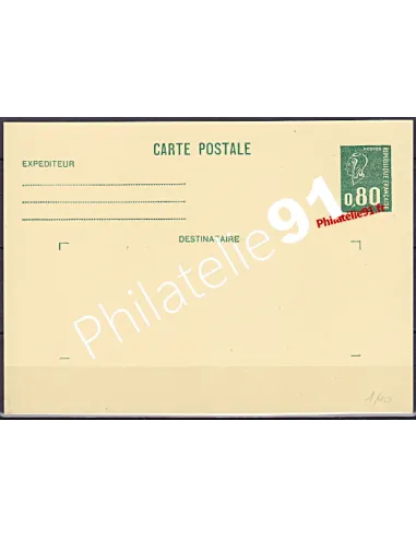 Entier Postal neuf ** - 1891-CP1.Type Bequet. Phosphore à droite.