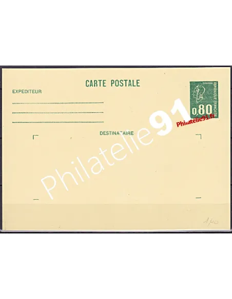 Entier Postal neuf ** - 1891-CP1.Type Bequet. Phosphore à droite.