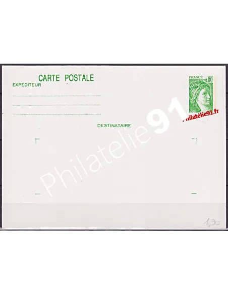 Entier Postal neuf ** - 1970-CP1.Type Sabine.1 Phosphore à droite.