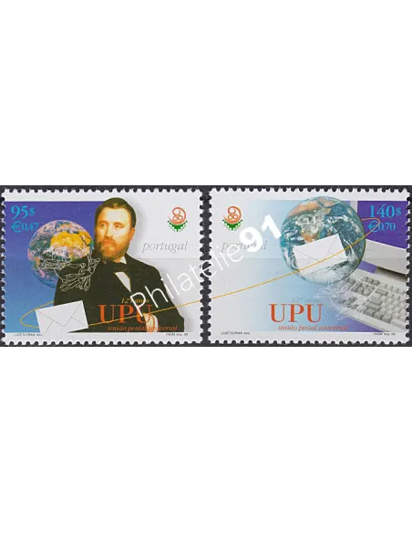 Portugal, n° 2343 à 2344, collection timbres Europe