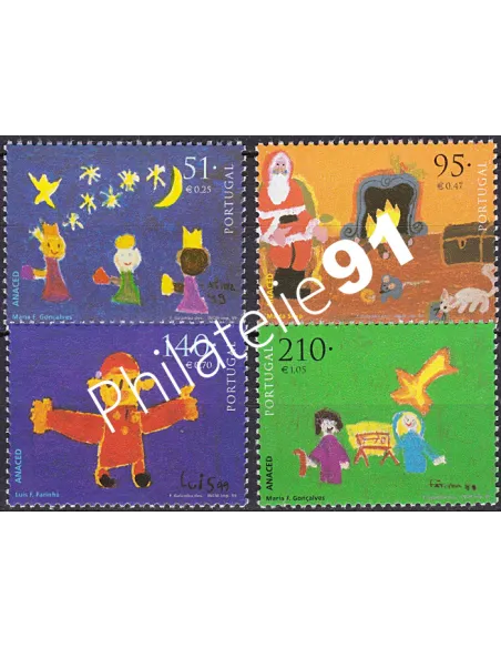 Portugal, n° 2361 à 2364, collection timbres Europe