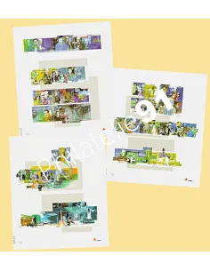 Portugal, n° 2369 à 2398 en Feuilles, collection timbres Europe