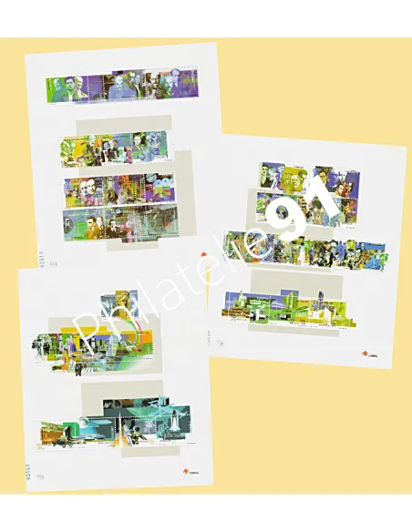 Portugal, n° 2369 à 2398 en Feuilles, collection timbres Europe