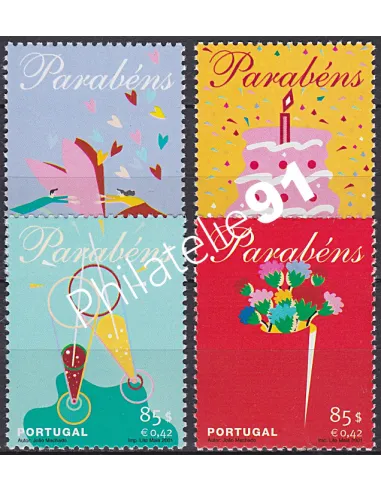 Portugal, n° 2492 à 2495, collection timbres Europe