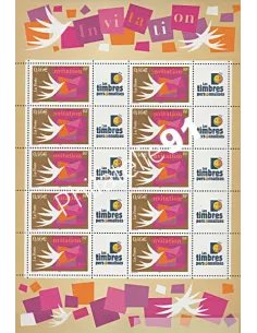 Feuille du timbres n° 3479A - personalisé - Collection timbres France