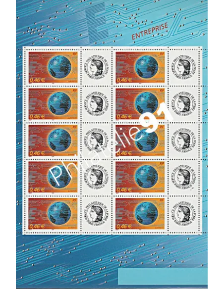 Feuille du timbres n° 3532A - Ceres - Collection timbres France