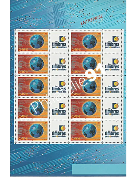 Feuille du timbres n° 3532A - personalisé - Collection timbres France
