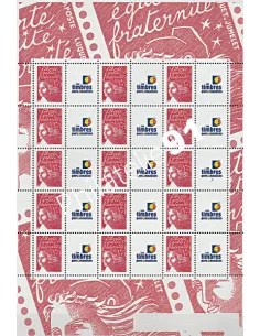 Feuille du timbres n° 3587A - personalisé - Collection timbres France