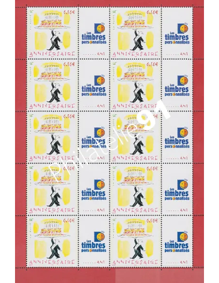 Feuille du timbres n° 3688A - Perso- Collection timbres France