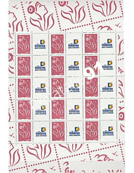 Feuille du timbres n° 3741A - personalisé - Collection timbres France