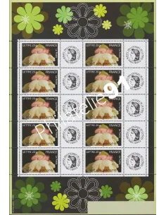 Feuille personnalisée n° 3804A,  C'est un garçon, timbres France