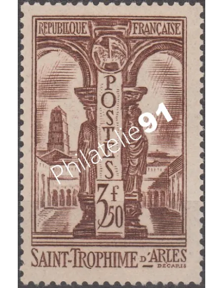 Timbre n° 302, St-Trophime d'Arles, collection timbres de France