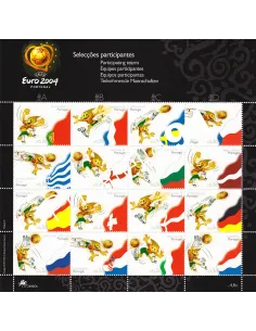 Portugal, n° 2757 à 2772 en Feuille, collection timbres Europe