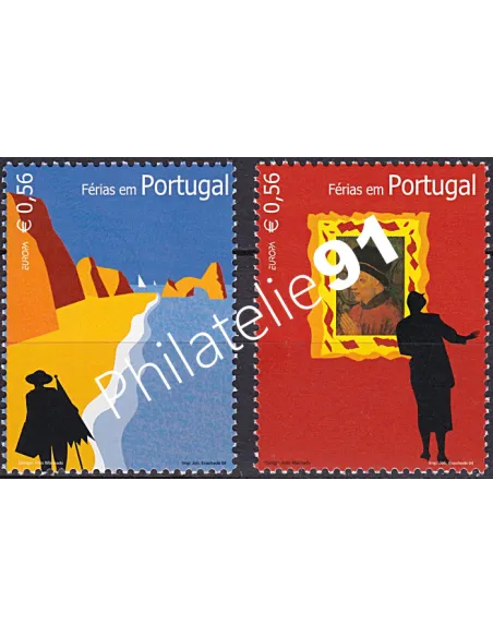 Portugal, n° 2802 - 2803, collection timbres Europe
