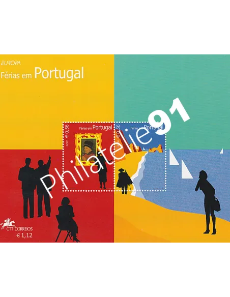 Portugal, Bloc n° 205, collection timbres Europe