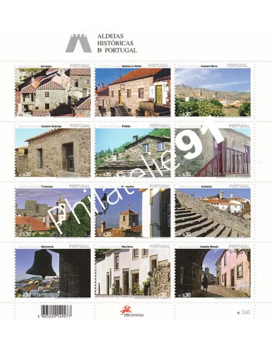 Portugal, n° 2875 à 2886 en Feuille, collection timbres Europe