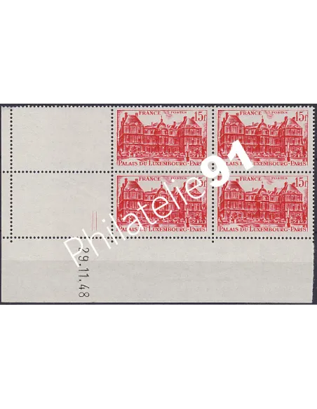 Coin daté sur Timbre n° 804, Collection timbres France