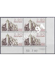 Coin daté sur Timbre n° 2232, Collection timbres France