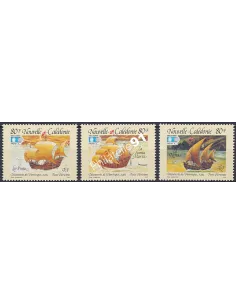 Nouvelle-Calédonie  PA n°  283 à 285, Collection Timbres Dom Tom