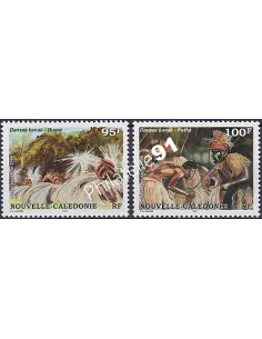 Nouvelle-Calédonie  PA n°  329 à 330, Collection Timbres Dom Tom