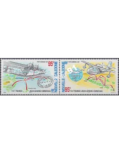 Nouvelle-Calédonie  PA n°  345 à 346, Collection Timbres Dom Tom