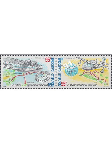 Nouvelle-Calédonie  PA n°  345 à 346, Collection Timbres Dom Tom