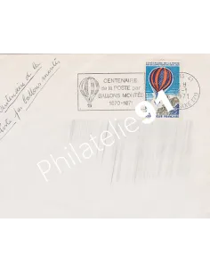 Lettre thématique ballon,Collection Lettre France