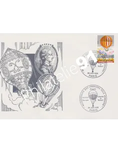 Enveloppe thématique ballon,Collection Lettre France