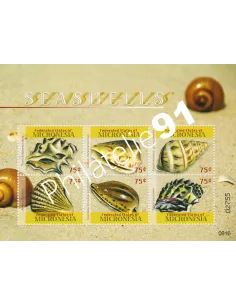 MICRONESIE, n° 1694 à 1699 en feuille, collection timbre Océanie