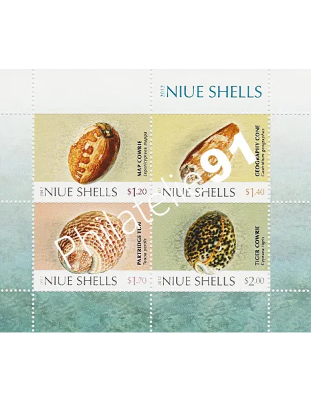 NIUE, n° 940 à 943 en feuille, collection timbre Océanie