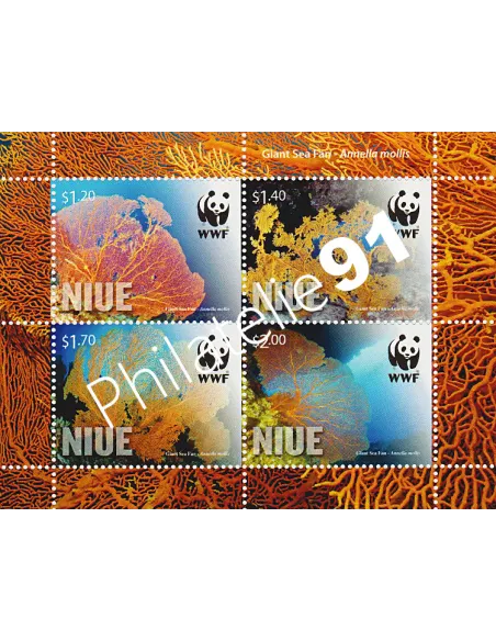 NIUE,  Bloc-Feuillet n° 166, collection timbre Océanie