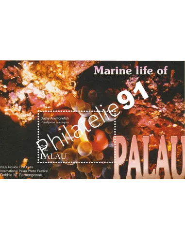 PALAU, Bloc-Feuillet n° 170, collection timbre Océanie