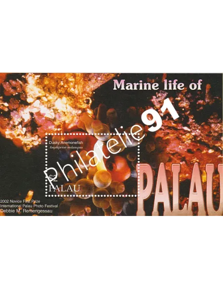 PALAU, Bloc-Feuillet n° 170, collection timbre Océanie