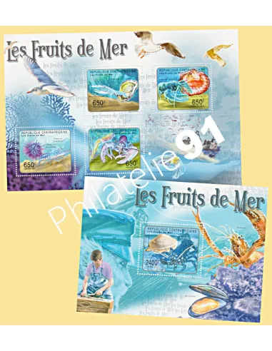 Centrafrique,1980 à 1983 Feuille, BF n° 230, collection timbre Afrique