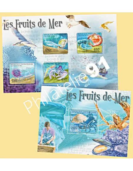 Centrafrique,1980 à 1983 Feuille, BF n° 230, collection timbre Afrique