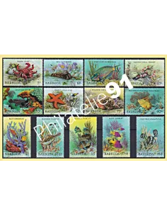 Barbuda, n° 893 à 905, collection timbre Amériques