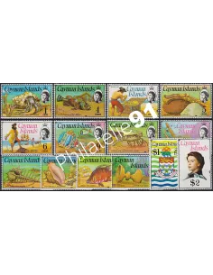 CAYMAN, n° 333 à 346, collection timbre Amériques