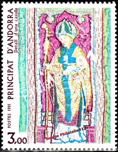 Timbre d'Andorre Français n°  297 - Thématique : ART