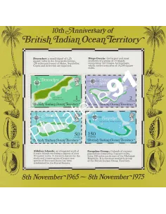 Océan Indien Britanique, BF n° 2, collection timbre Afrique